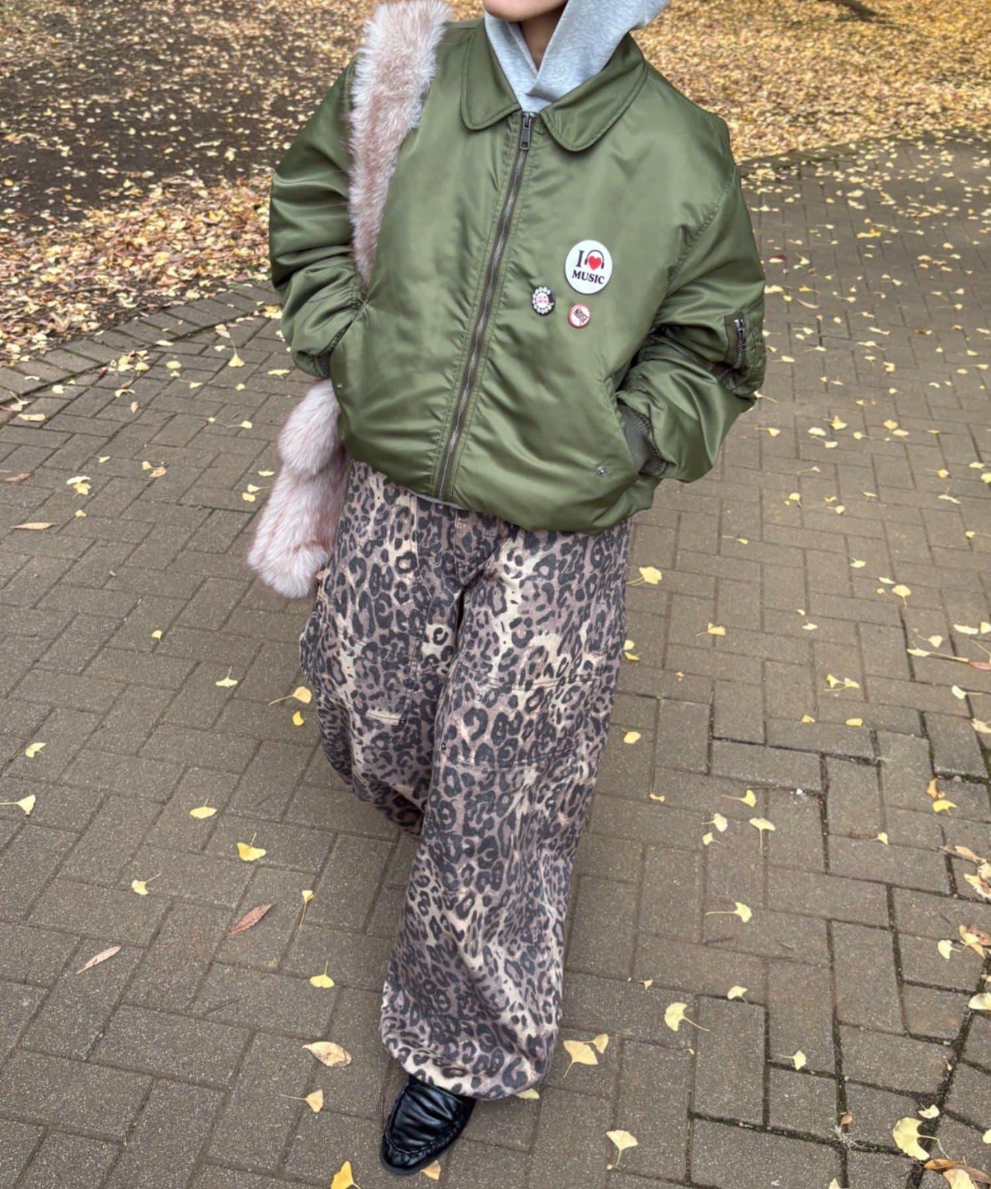 【UNISEX】多款圖案工裝褲