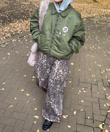 【UNISEX】多款圖案工裝褲