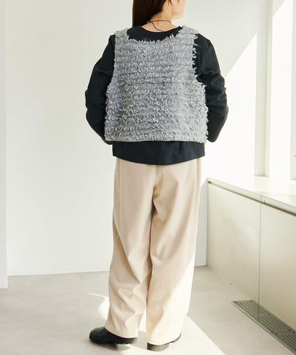 流蘇針織吊帶背心