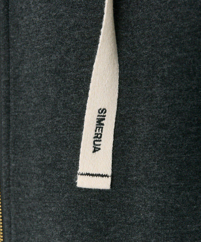 順滑粘合側邊拉鍊連帽衛衣