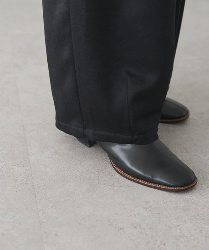 羊毛混紡燈籠休閒長褲