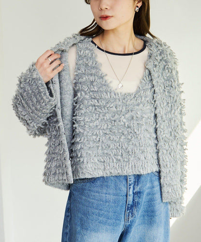 流蘇針織吊帶背心