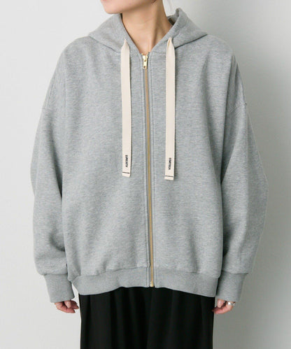 順滑粘合側邊拉鍊連帽衛衣