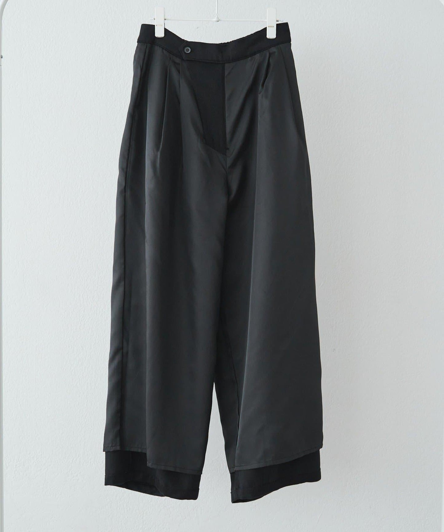 羊毛混紡燈籠休閒長褲