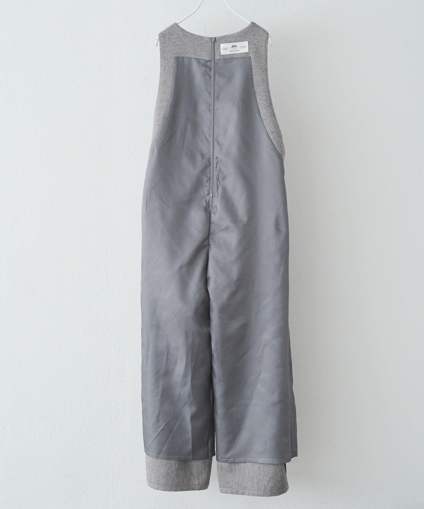 羊毛混紡雙面連體褲