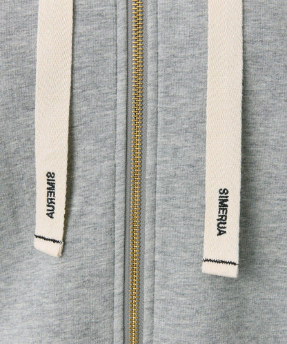 順滑粘合側邊拉鍊連帽衛衣