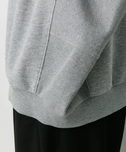 順滑粘合側邊拉鍊連帽衛衣