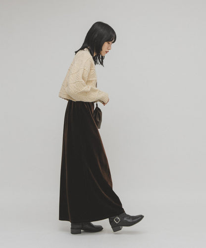 MIX拼色短款針織衫