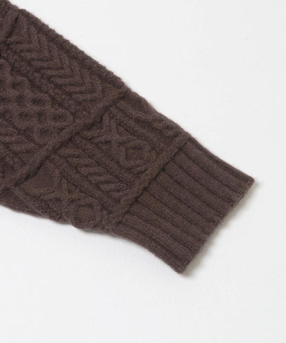 MIX拼色短款針織衫