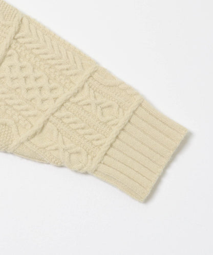 MIX拼色短款針織衫