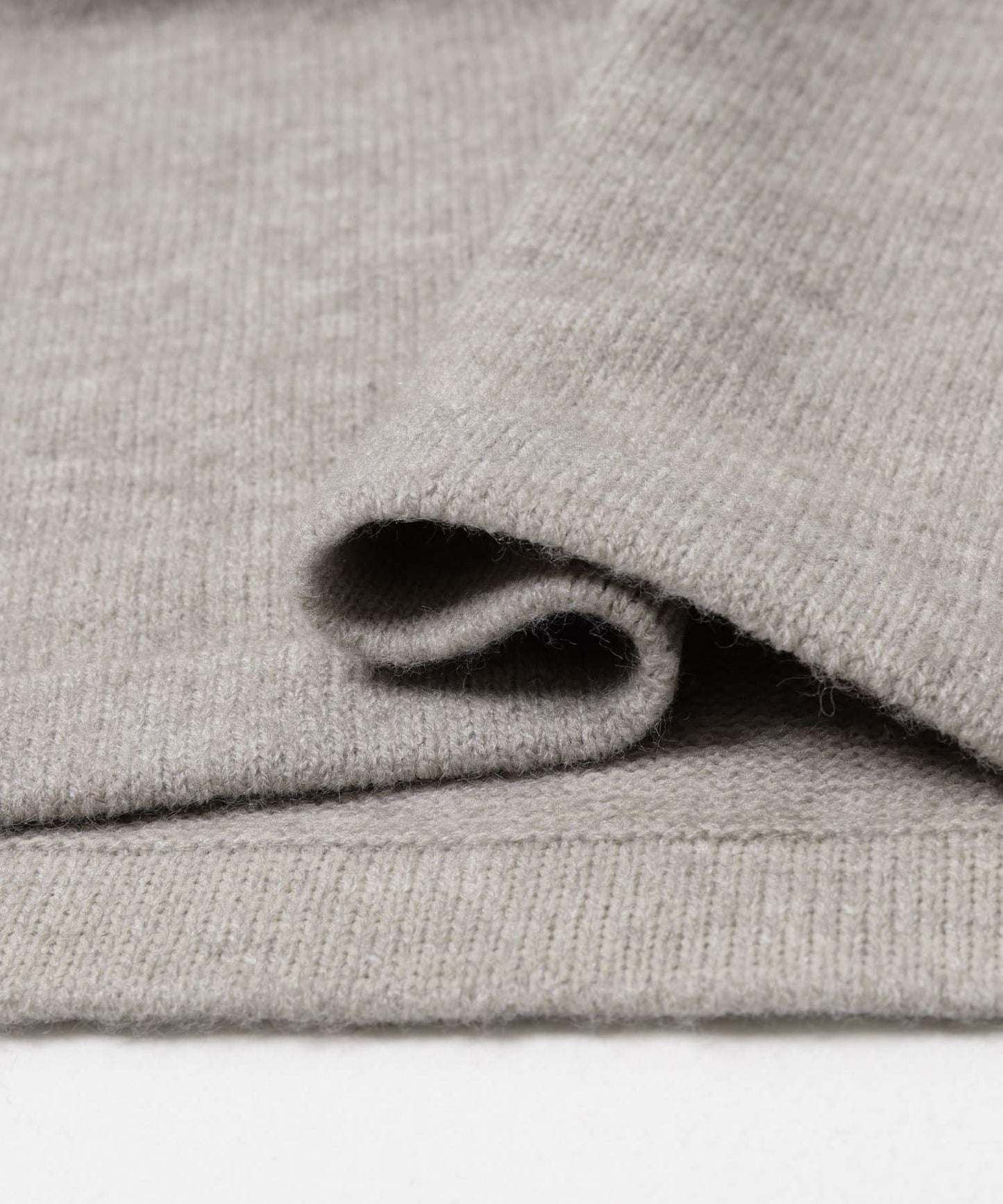 可水洗雙口袋半拉鍊針織衫