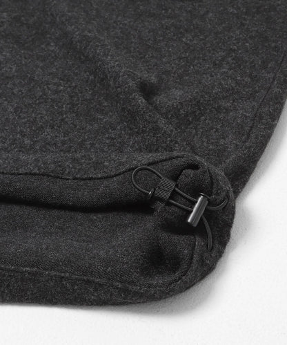 羊毛針織半拉鍊上衣