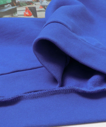 城市風格印花圓領衛衣