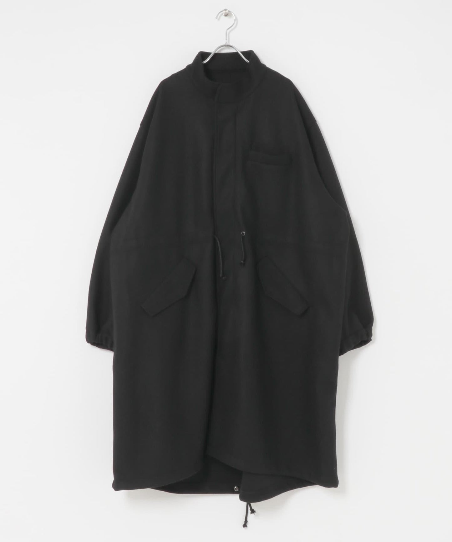 『UR TECH』剪裁呢料派克大衣