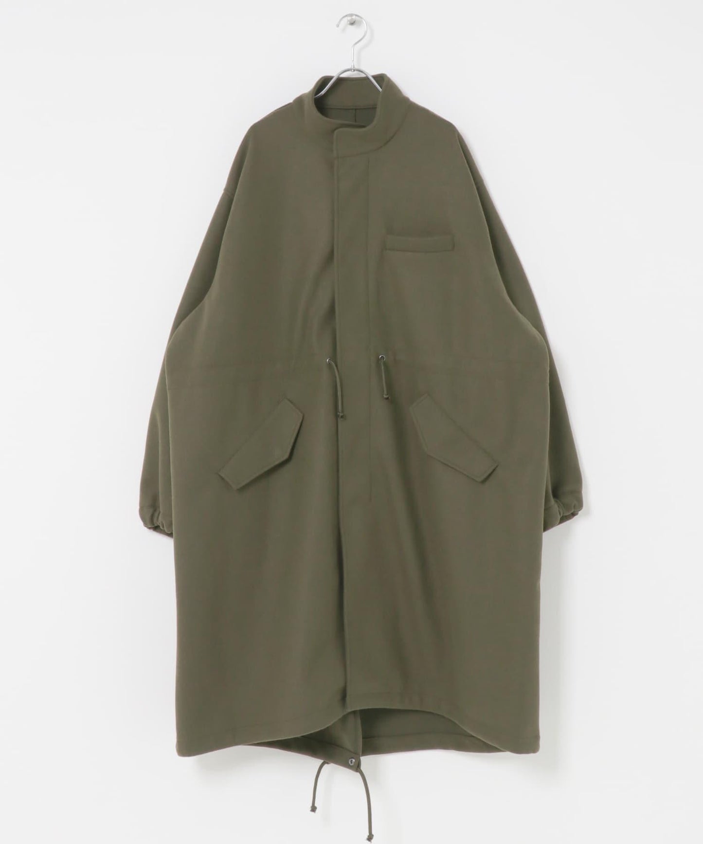 『UR TECH』剪裁呢料派克大衣