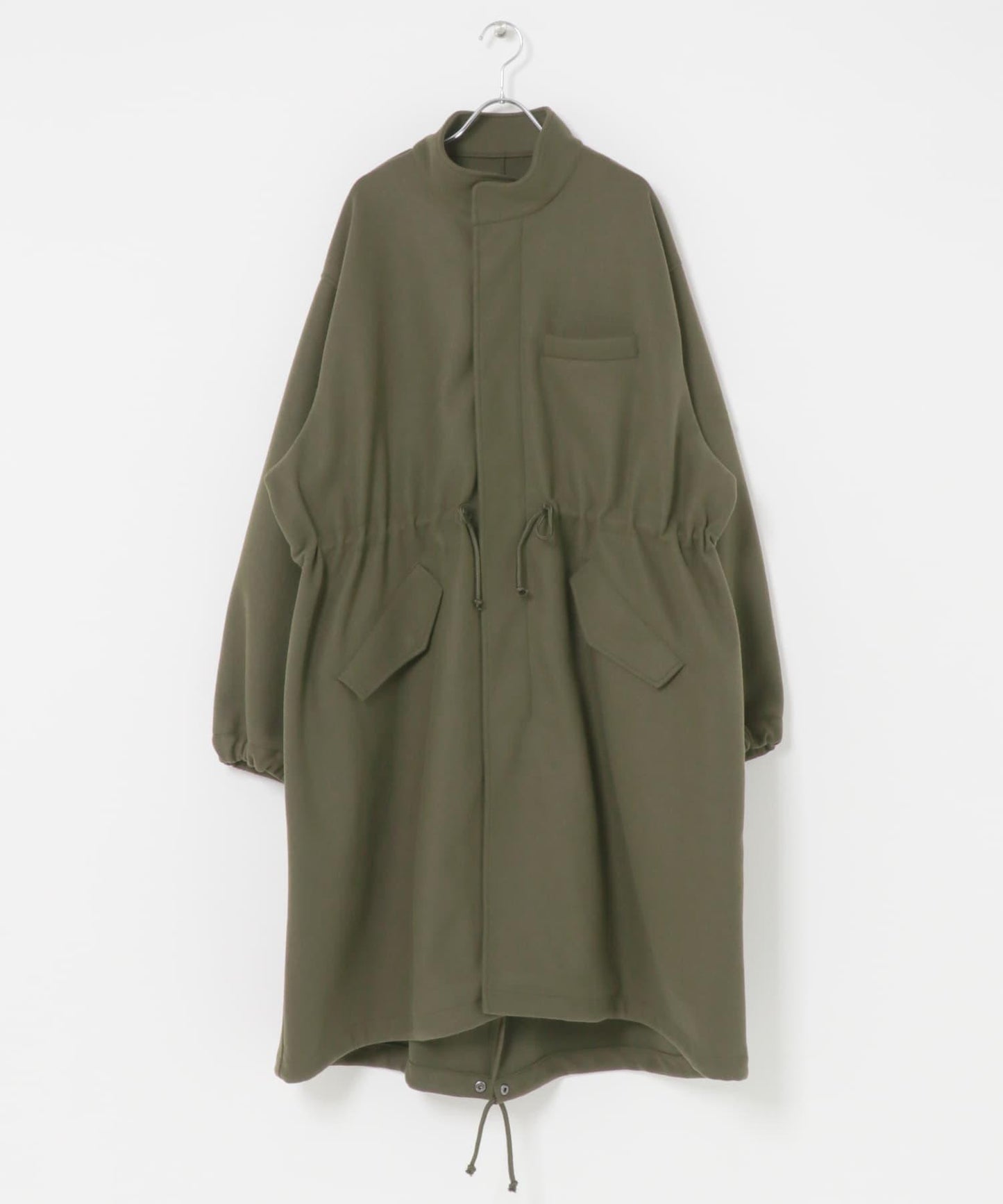 『UR TECH』剪裁呢料派克大衣