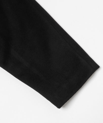 羊毛混紡雙排扣長款大衣