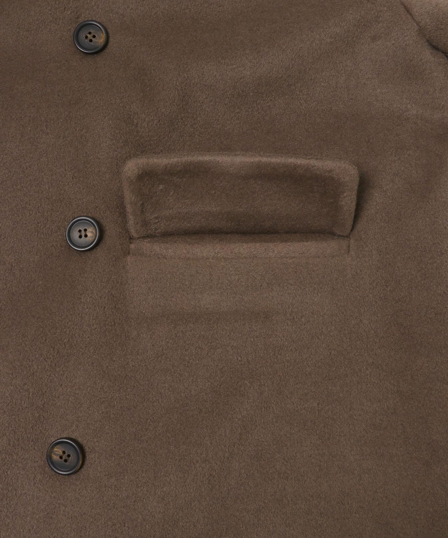 羊毛混紡雙排扣長款大衣