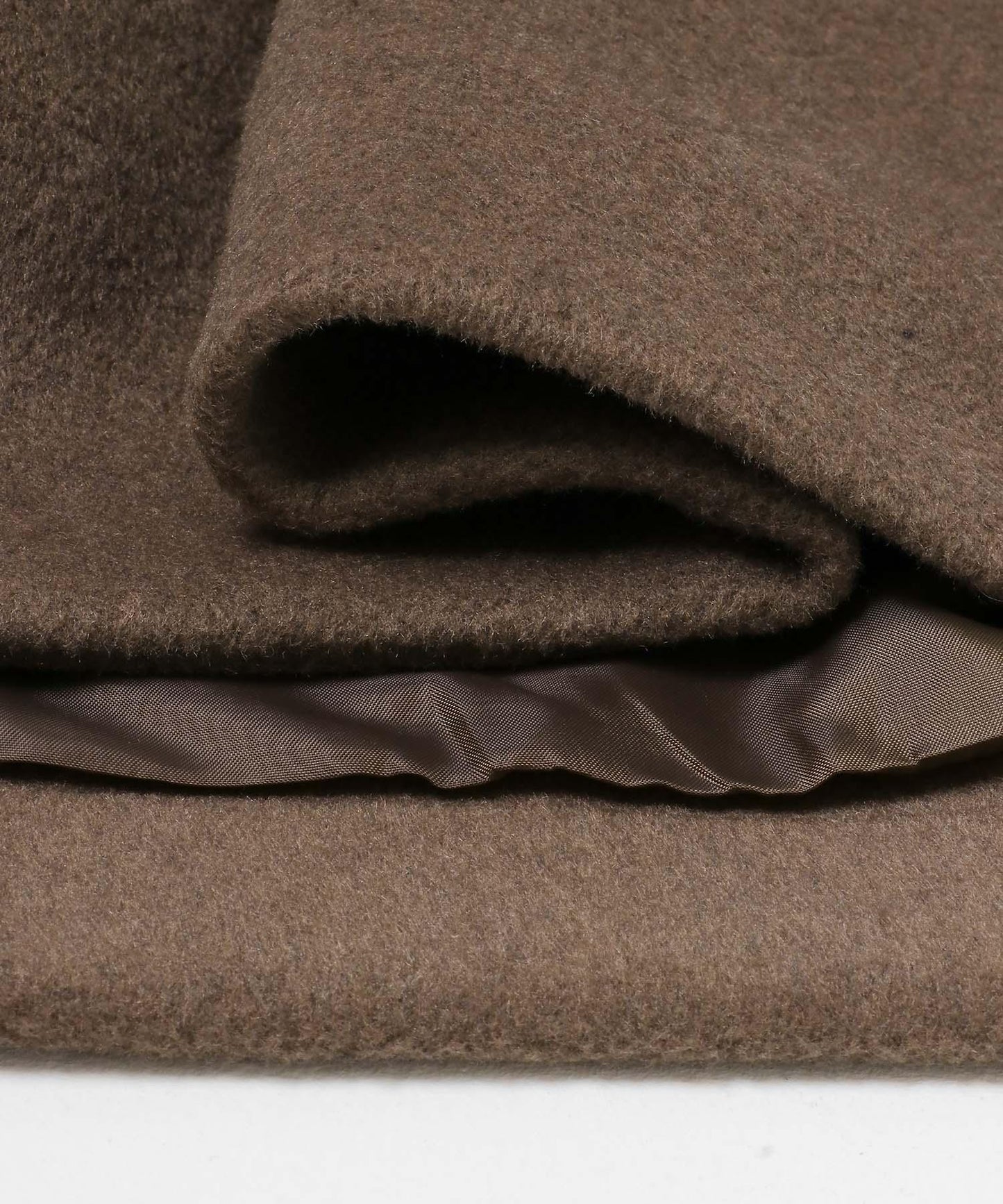 羊毛混紡雙排扣長款大衣