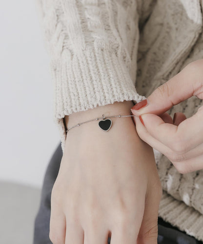 不鏽鋼愛心造型手鍊