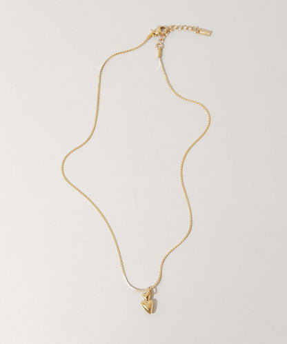 不鏽鋼雙心項鍊