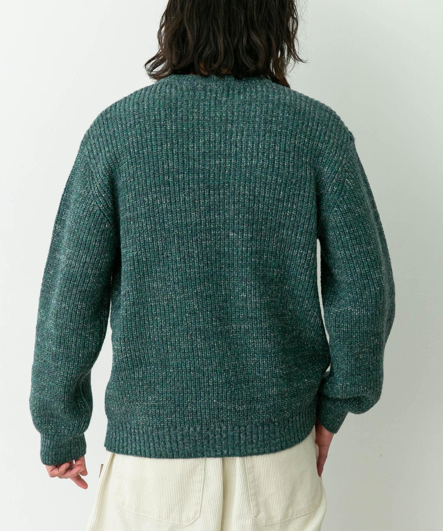 拼色針織套頭衫