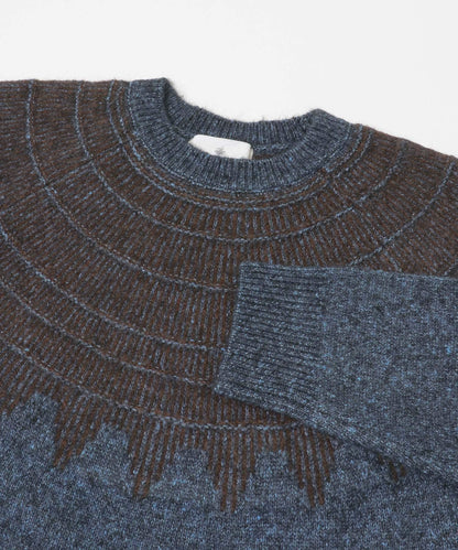 費爾島花紋針織套頭衫