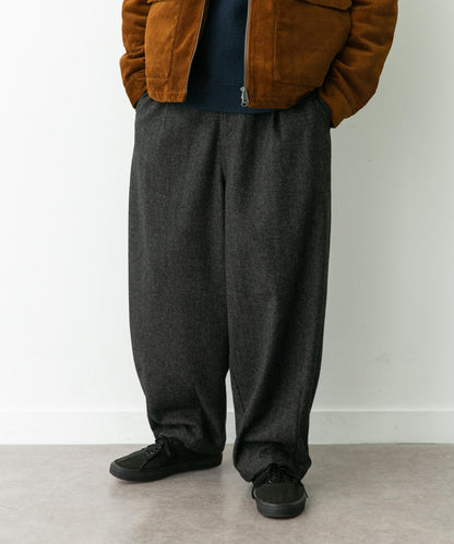 羊毛混紡燈籠褲