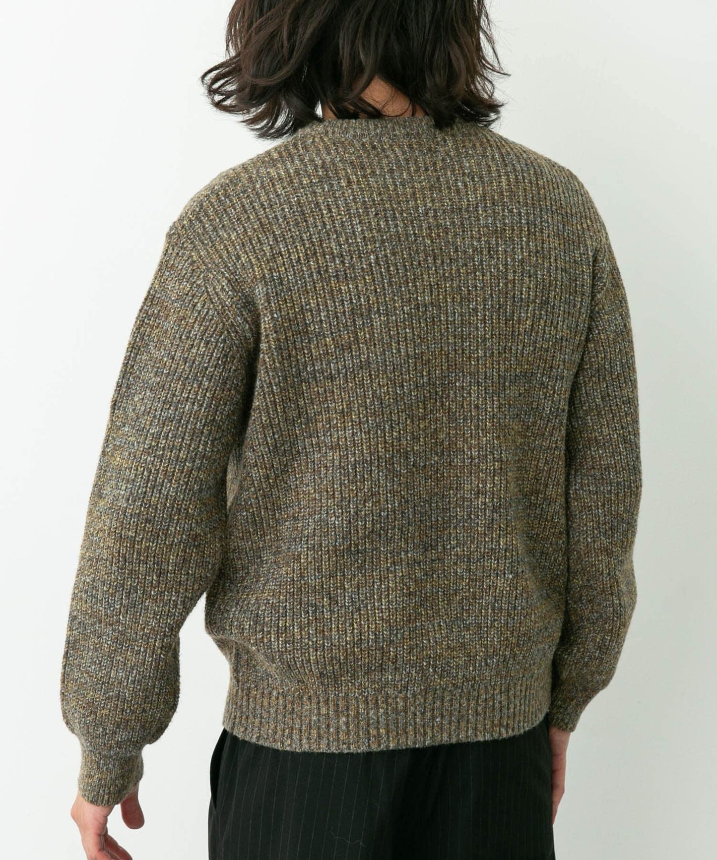 拼色針織套頭衫