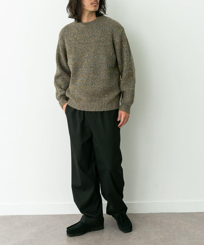 拼色針織套頭衫