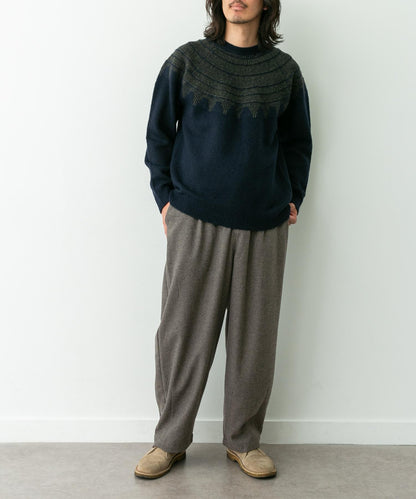 羊毛混紡燈籠褲