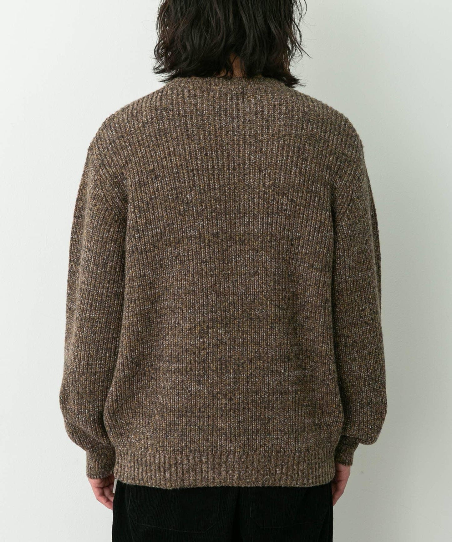 拼色針織套頭衫