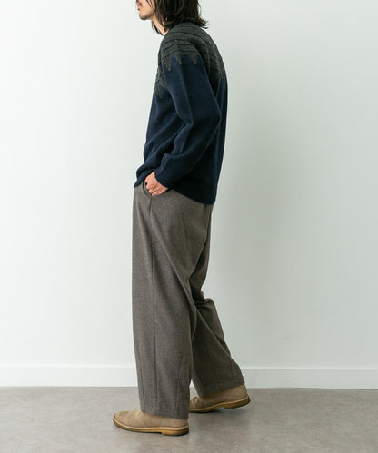 羊毛混紡燈籠褲