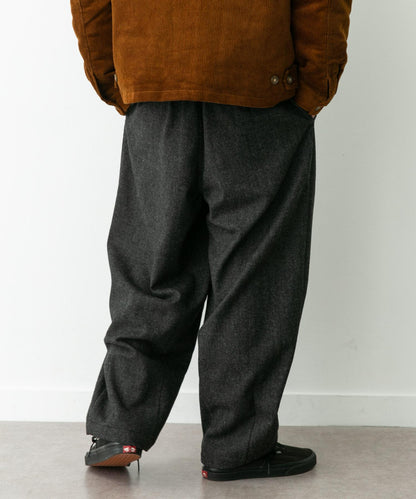 羊毛混紡燈籠褲