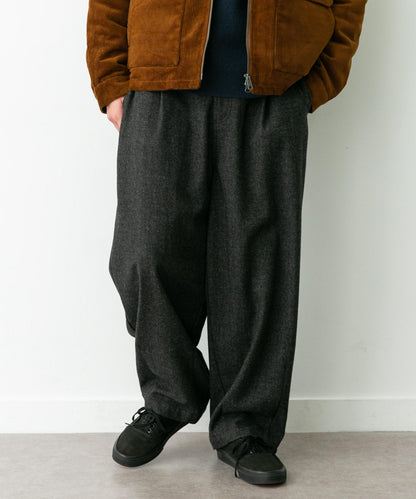 羊毛混紡燈籠褲