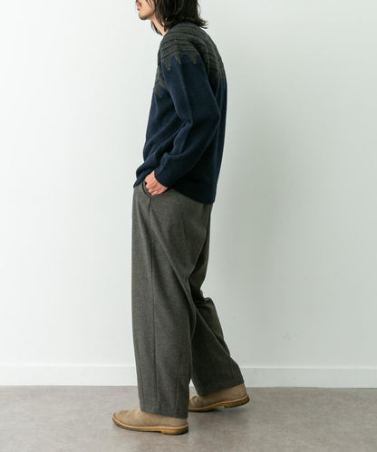 費爾島花紋針織套頭衫