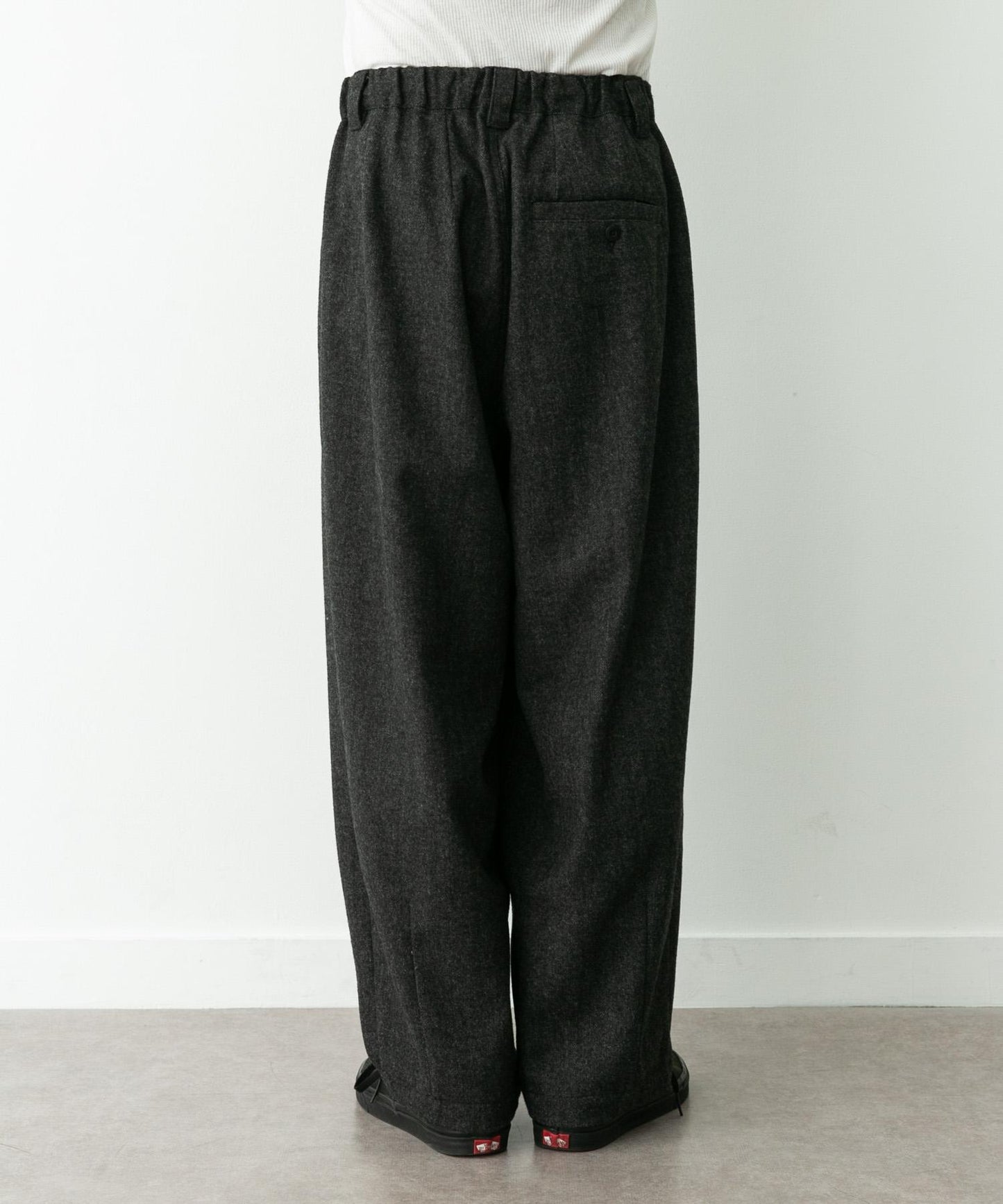 羊毛混紡燈籠褲