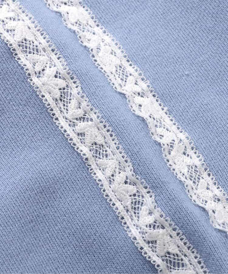 蕾絲編號裝飾寬鬆衛衣