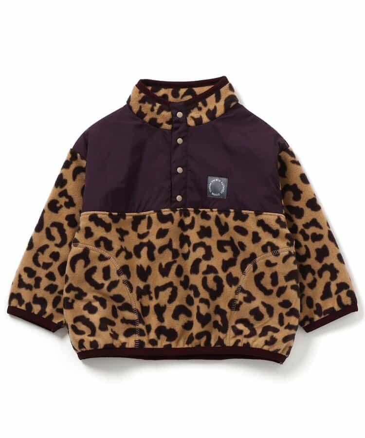 滿版印花抓絨按扣套頭衫（可成套搭配）