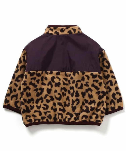 滿版印花抓絨按扣套頭衫（可成套搭配）