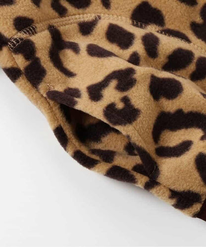 滿版印花抓絨按扣套頭衫（可成套搭配）