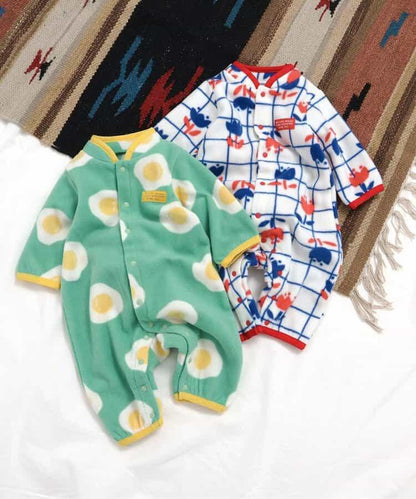 Bpop 抓絨連體衣