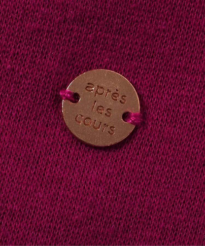 內加絨心形口袋連衣裙