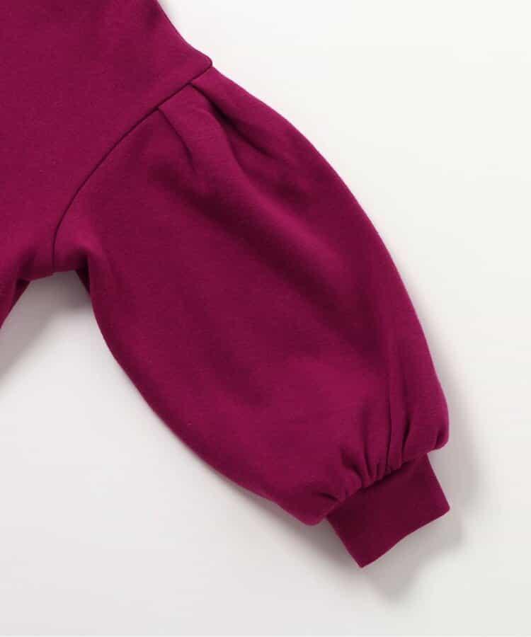 內加絨心形口袋連衣裙