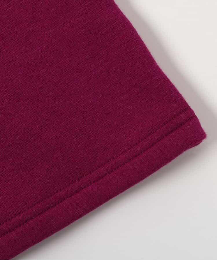 內加絨心形口袋連衣裙