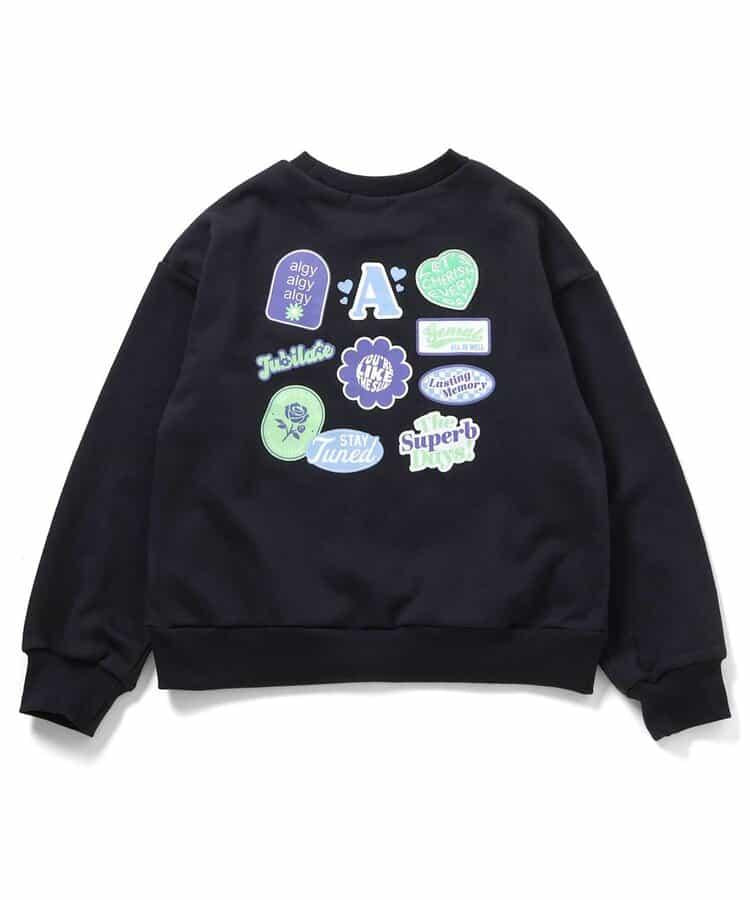 加絨背部徽章衛衣