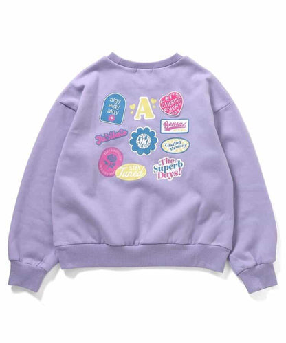 加絨背部徽章衛衣