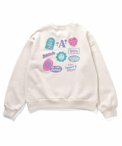 加絨背部徽章衛衣