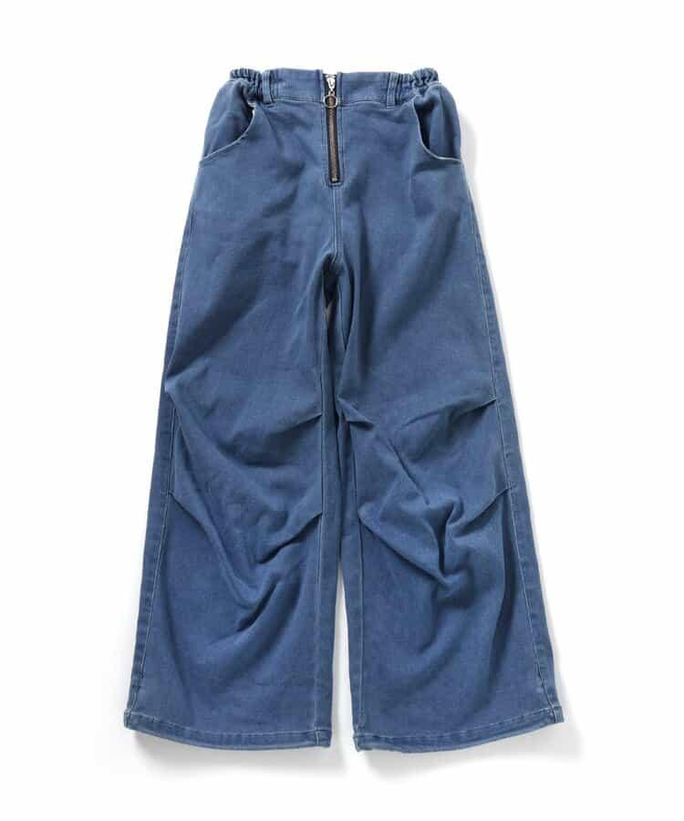 保暖前拉鍊寬鬆褲