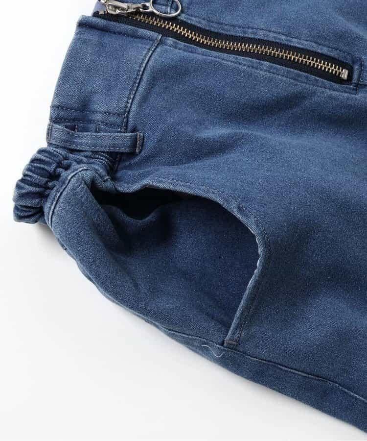 保暖前拉鍊寬鬆褲